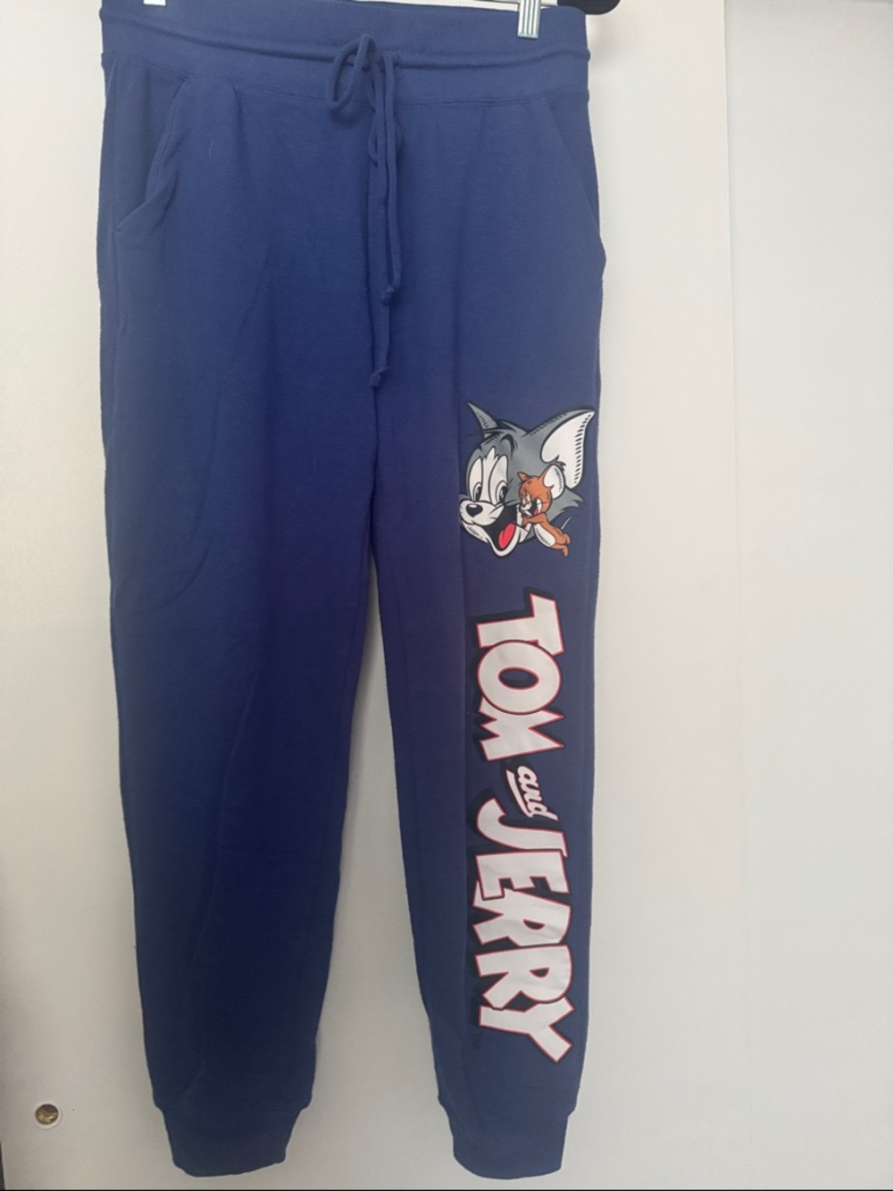 Navy Tom and Jerry Graphic Jogger Pants